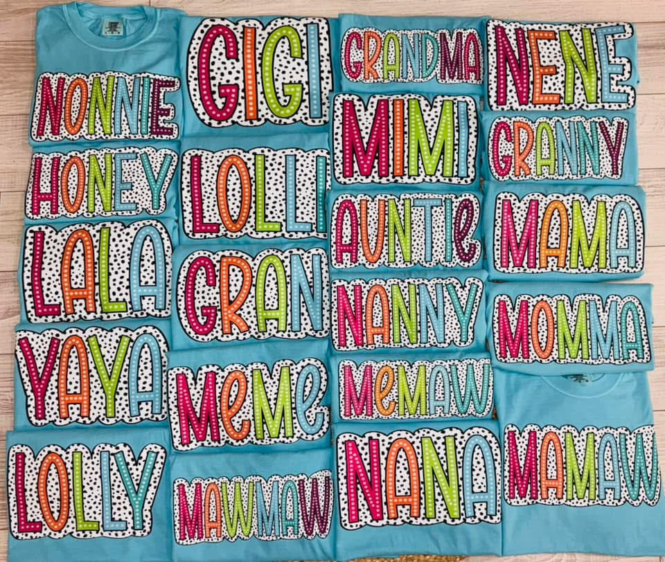 Custom Bright Polka Dot Tees