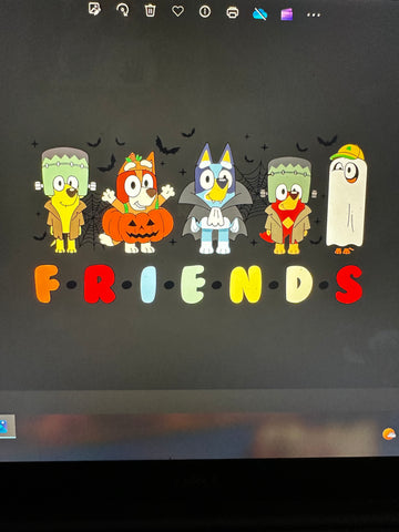 Youth Dog Friends Halloween Tee