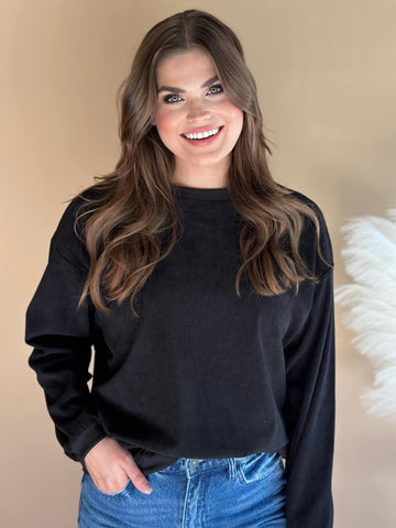 Velvet Ribbed Tops