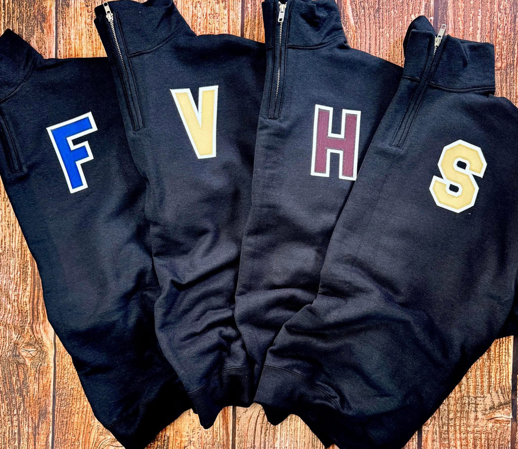 3/4 Varsity Zip Sweatshirt