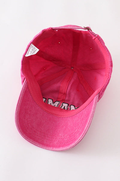 Rose red Mama & Mini baseball cap
