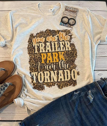 Trailer & Tornado Cream Tee