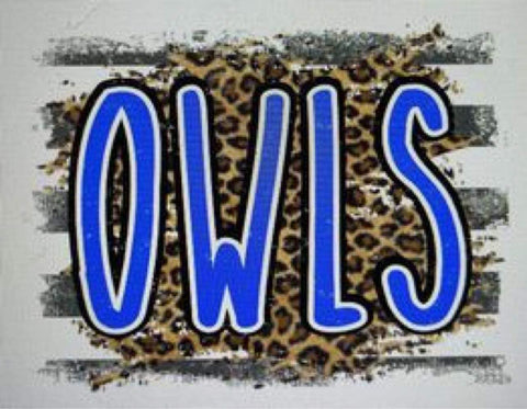 Owls Leopard Spirit Crew Tee