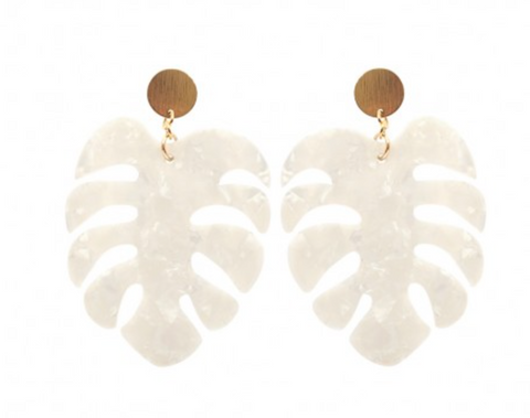 Palm Leaf Earrings