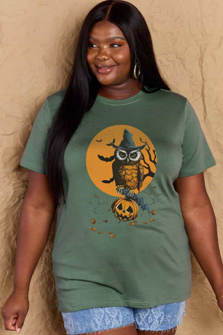 Simply Love Full Size Holloween Theme Graphic Cotton Tee