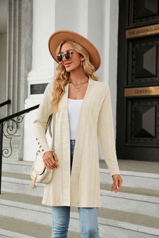 Long Sleeve Open Front Cardigan