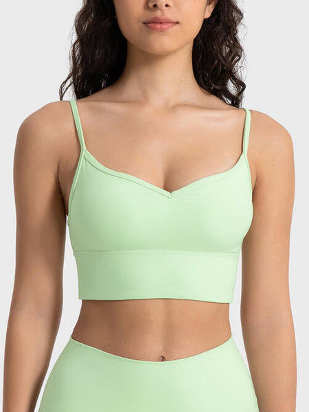 Spaghetti Strap Sport Bra