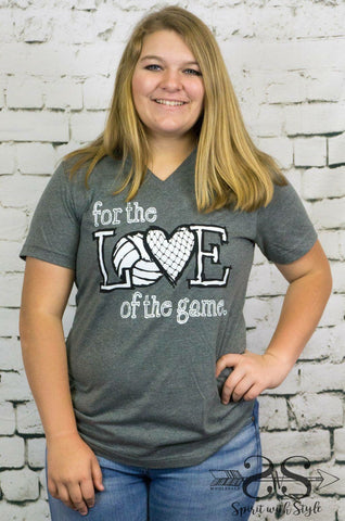 For The Love of The Game- Volleyball - The Frosted Pear Design