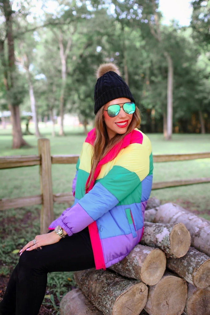Rainbow Puff Jacket