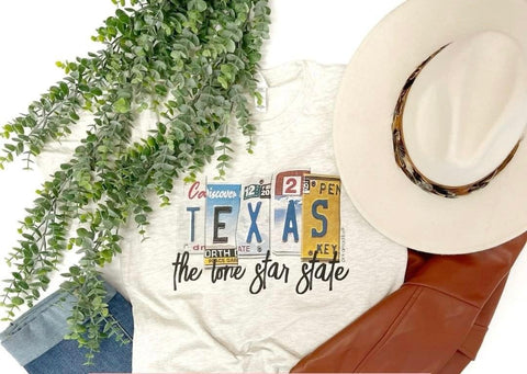 Texas License Plate Tee
