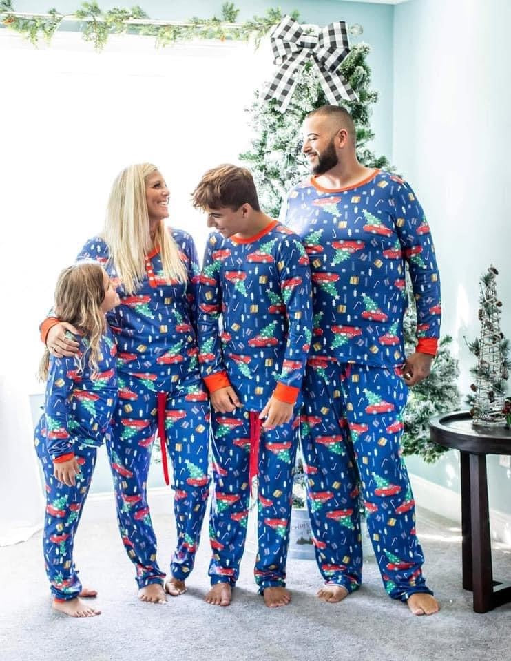 Christmas Vacation Mens Long Sleeve Pajama Set