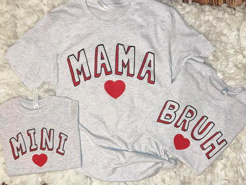 Mama Heart Tee Crew