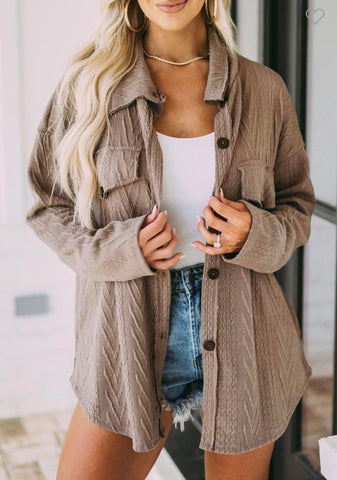 Tan Shacket