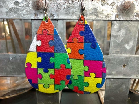 Autism Awareness Earrings