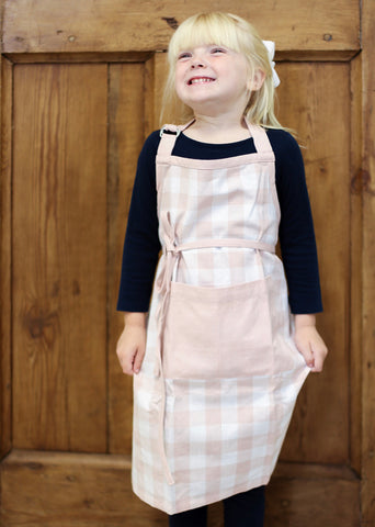 Pink Girls Apron