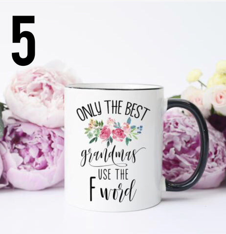 Grandma F-Word Mug - The Frosted Pear Design