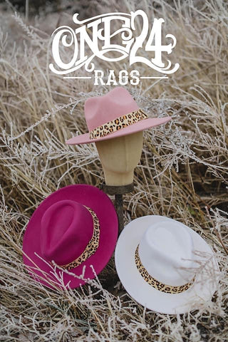 Spring Color Leopard Hats