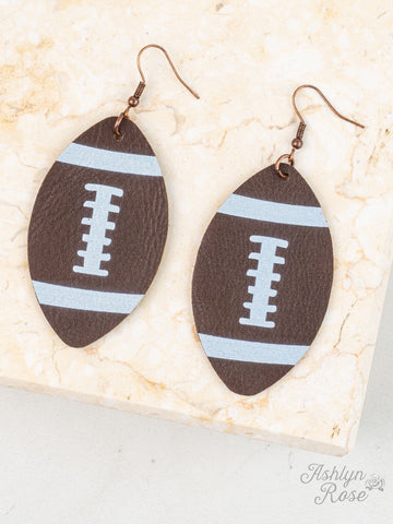 Football Leather Earrings