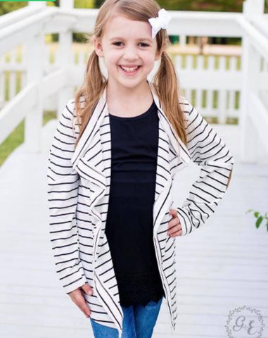 Youth striped Cardigan