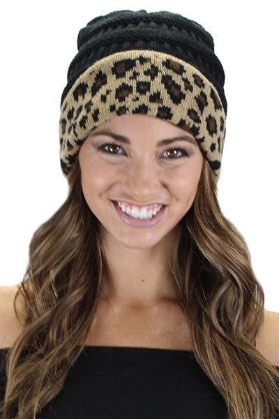 Leopard Beanies - The Frosted Pear Design