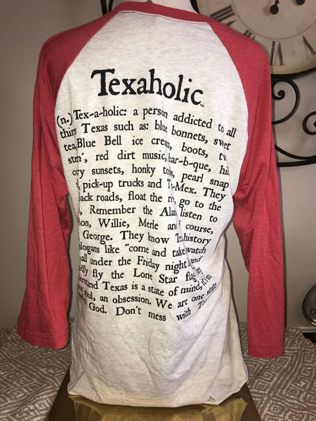 Texaholic Reg Raglan - The Frosted Pear Design