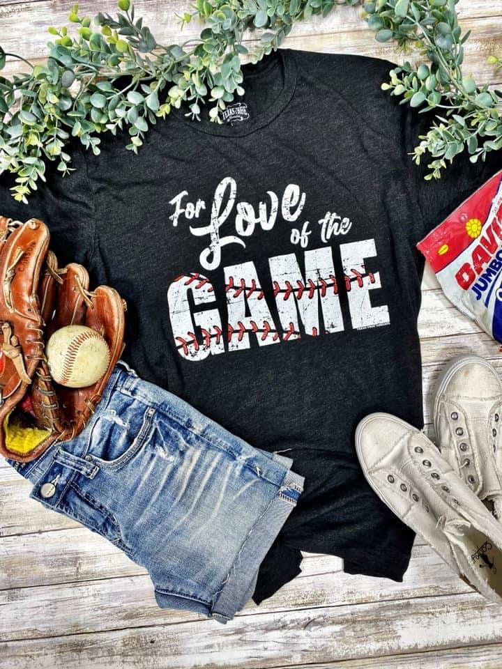 For Love of the Game Baseball Tee