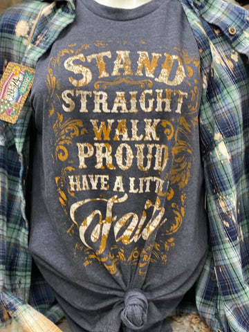 Stand Straight Graphic Tee