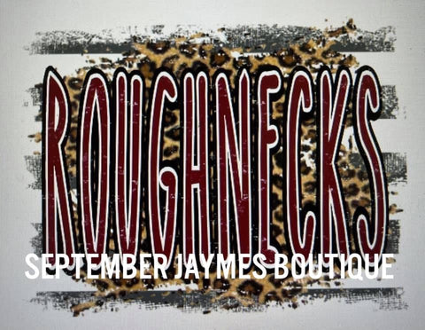 Roughnecks Leopard Spirit Crew Tee