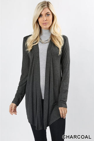 Charcoal Light Weight Cardigan