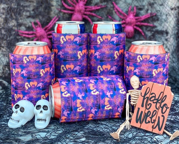 Halloween Can Coolers