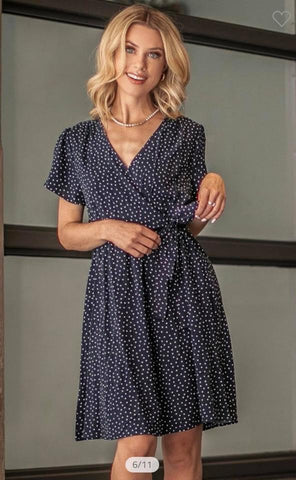 Fall Polka Dot Dress