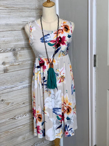 Resort Floral Dress