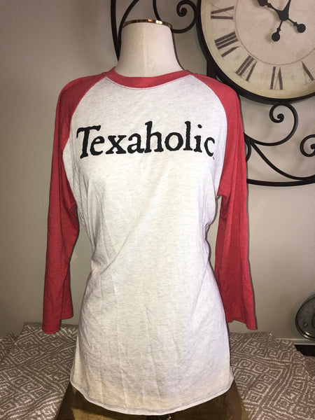 Texaholic Reg Raglan - The Frosted Pear Design