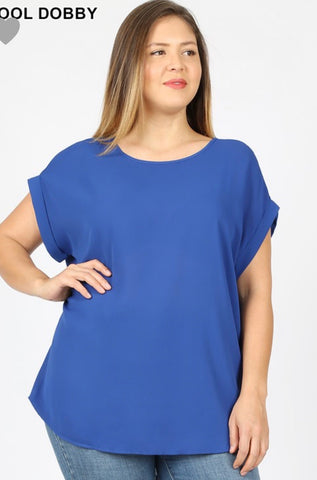 Royal blue top