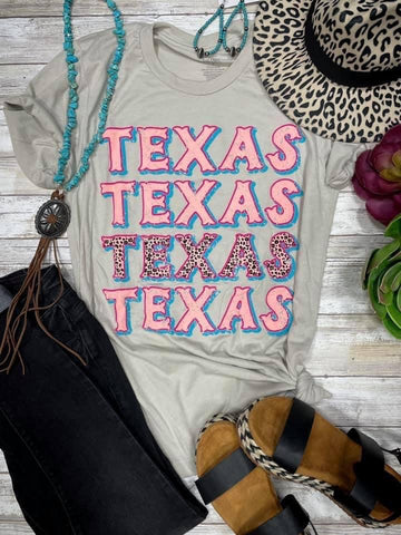 Blush Texas Tee