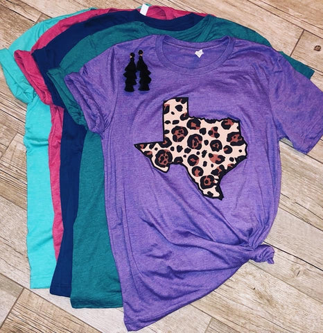 Bright Leopard Texas