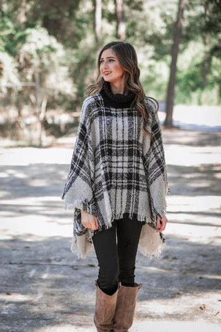 Plaid Ponchos