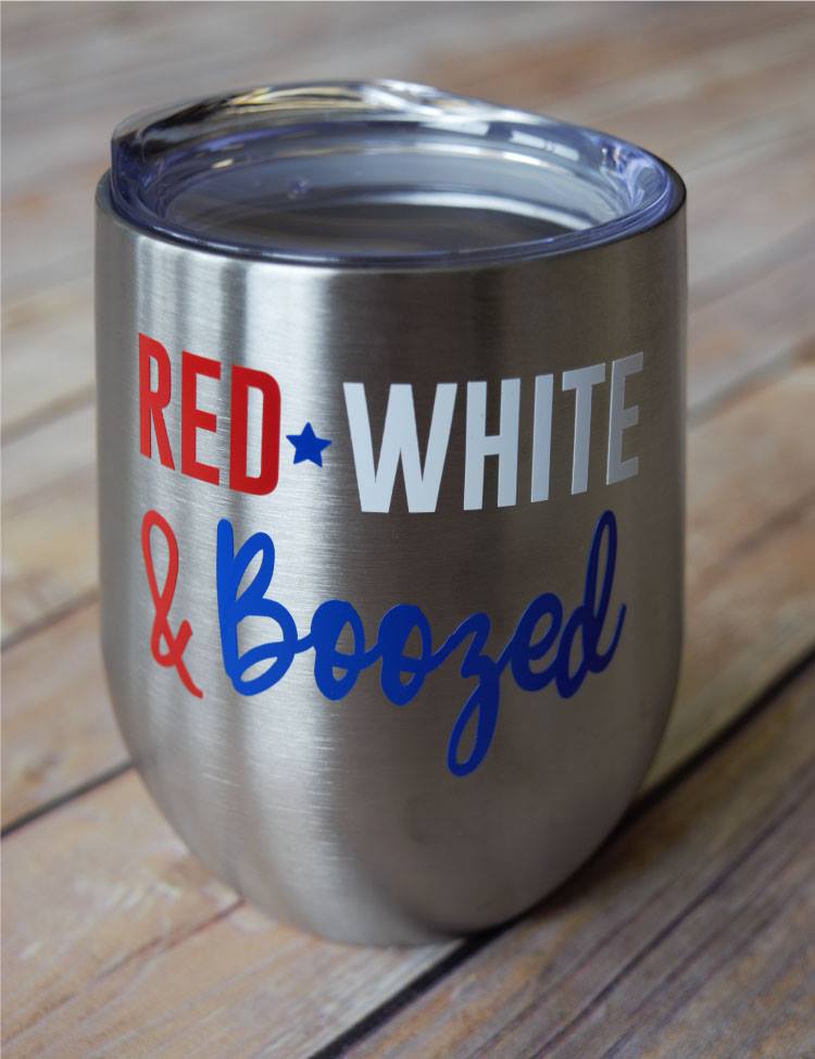 Red White & Boozed - The Frosted Pear Design